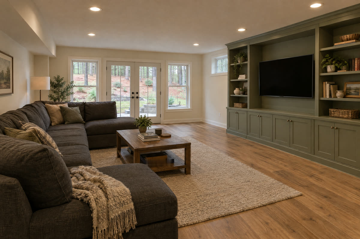 Finished basement